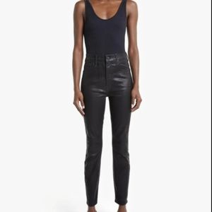 Mother The Swooner High Waist Coated Ankle